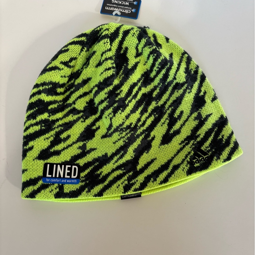 Adidas Neon Yellow‎ and Black  Stinger Beonie
